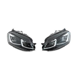 Strålkastare fram med moduler Silver FullLed Style (2012-2017, set 2 st) Volkswagen Golf 7/E-Golf 2012–2020 foto 1