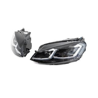 Strålkastare fram med moduler Silver FullLed Style (2012-2017, set 2 st) Volkswagen Golf 7/E-Golf 2012–2020 foto 4