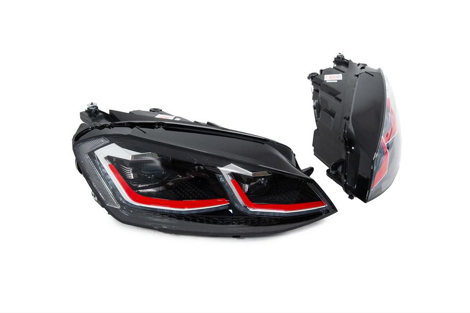 Volkswagen Golf 7/E-Golf 2012–2020 Framstrålkastare Red FullLed (2012-2017, utan styrenheter, 2 st) Foto 5