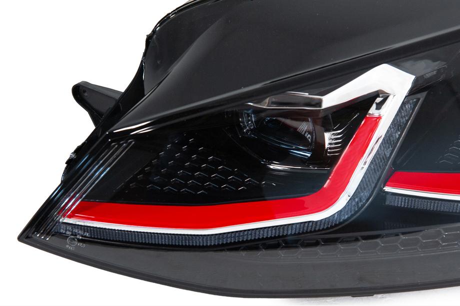Volkswagen Golf 7/E-Golf 2012–2020 Framstrålkastare Red FullLed (2012-2017, utan styrenheter, 2 st) Foto 7