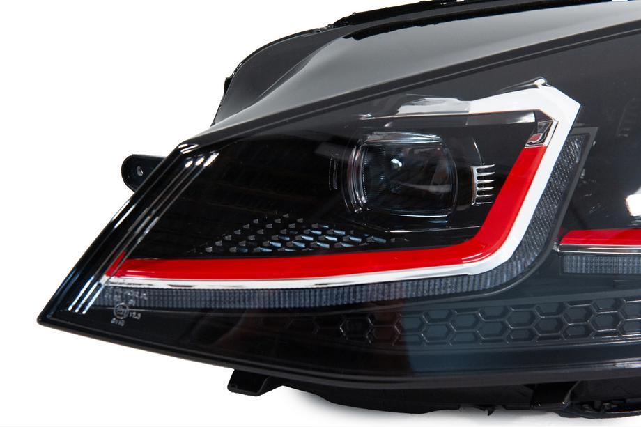 Volkswagen Golf 7/E-Golf 2012–2020 Framstrålkastare Red FullLed (2012-2017, utan styrenheter, 2 st) Foto 8