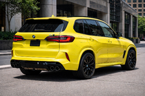 BMW X5 G05 2019–2026 Bakre stötfångare med diffuser i X5M F95-stil foto 2