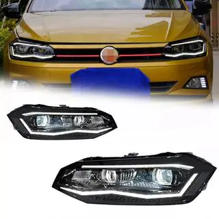 Strålkastare Full LED Silver (2 st)