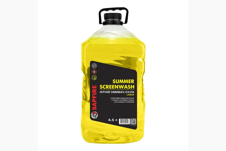 SAPFIRE Summer Screenwash sommar spolarvätska 4,5 l - citron Image