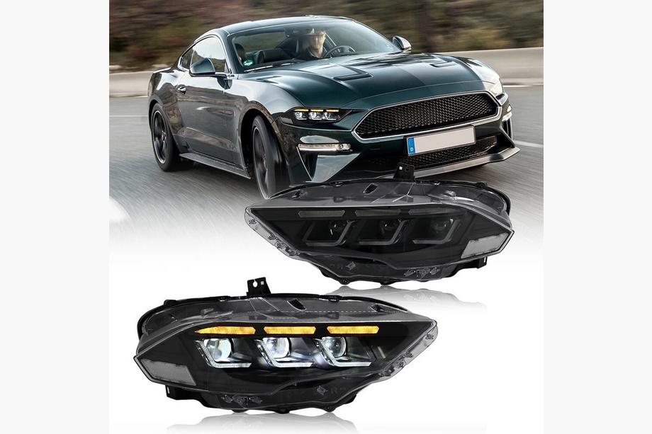 Ford Mustang 2015–2023 Framlyktor Full LED (2018-2023, 2 st) Image