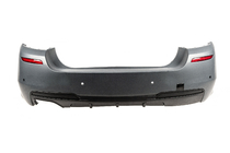 BMW 5-serien F10/F11 2010–2016 Bakre stötfångare med M-Performance-diffusor (för F10, för dubbla avgasutblås på en sida) foto 1