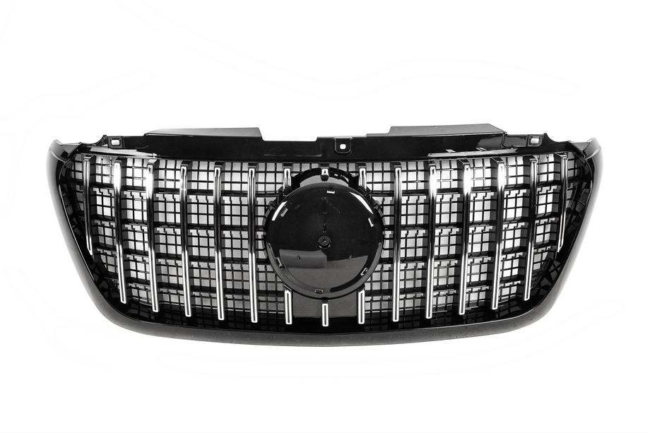 Mercedes Sprinter W907/W910 2018– Panamericana GT Chrome Premium V2 frontgrill (med ram) Foto 2