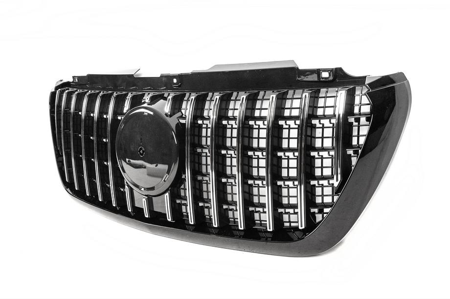 Mercedes Sprinter W907/W910 2018– Panamericana GT Chrome Premium V2 frontgrill (med ram) Foto 4