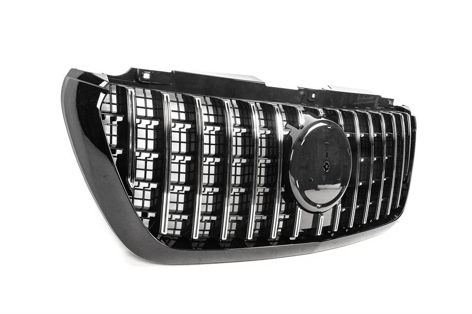 Mercedes Sprinter W907/W910 2018– Panamericana GT Chrome Premium V2 frontgrill (med ram) Foto 5