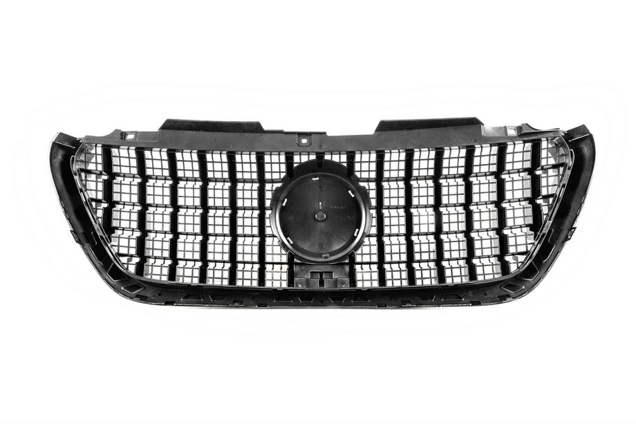 Mercedes Sprinter W907/W910 2018– Panamericana GT Chrome Premium V2 frontgrill (med ram) Foto 6
