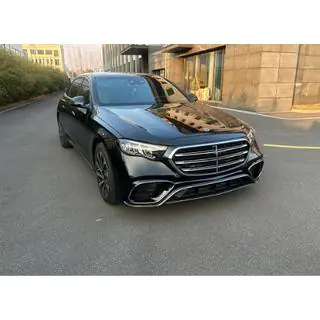 Främre stötfångare i W223 AMG-Line-stil foto 2