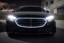 Mercedes E-class W214 2023– Frontgrill i W223 AMG-Line-stil med LED foto 1