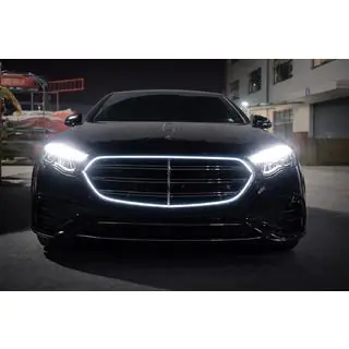 Frontgrill i W223 AMG-Line-stil med LED foto 1