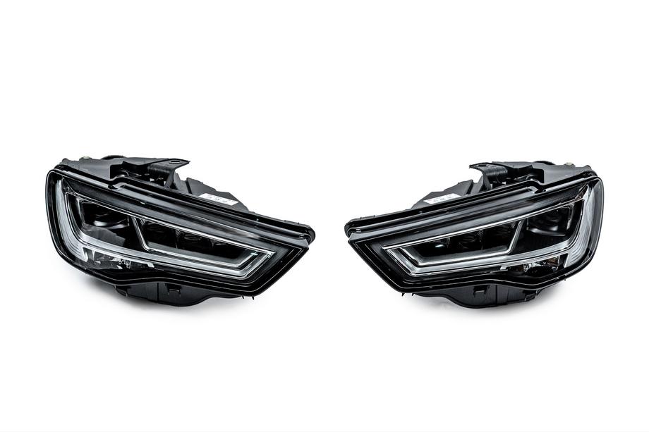 Audi A3 2012–2020 Framlyktor Full LED (för HALOGEN, 2012-2016, 2 st) Image