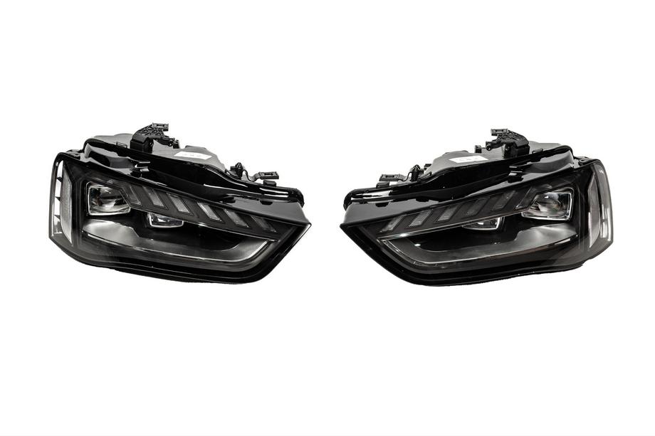 Audi A4 B8 2007–2015 Framlyktor med Full LED-moduler (2012-2015, Halogen to LED, 2 st) Image