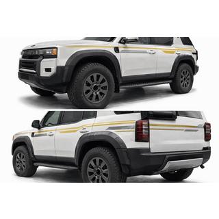 Skärmbreddarset (12 st) Toyota Land Cruiser Prado 250 2023– foto 1