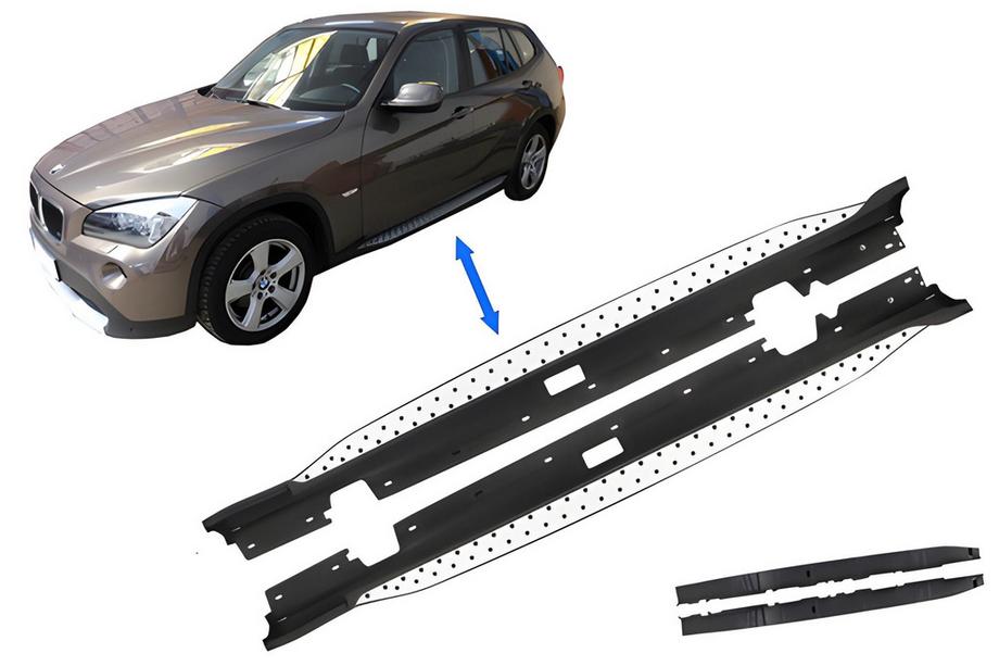 BMW X1 E84 2009–2015 Originala sidosteg (2 st, aluminium) Image