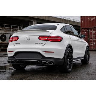 Bakre diffuser med avgasändrör Silver (AMG63-design) foto 3