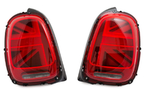Mini Cooper F55/56/57 2014–2023 Bakre LED-bakljus i Union Jack-stil Röda (2 st) foto 2