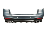 Mercedes GLE/ML class W166 2011–2018 Bakre stötfångare med diffuser GLE63 AMG (för GLE) foto 1