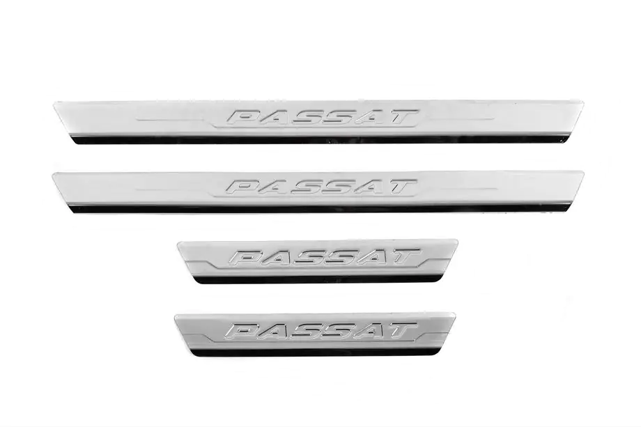 Volkswagen Passat B7 2012–2015 Carmos V3 instegslister (4 st, rostfritt stål) Image