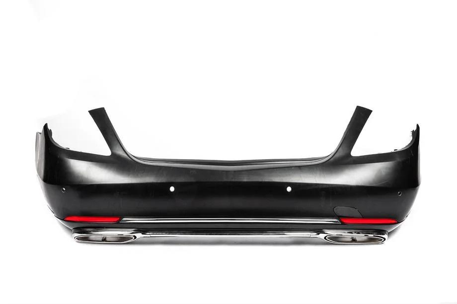 Mercedes S-class W222 2013–2022 Bakre stötfångare med diffuser Maybach (2018-2022) Image