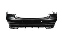 Mercedes E-class W212 2009–2016 Bakre stötfångare med diffuser E63 AMG (2013-2016) foto 1