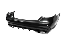 Mercedes E-class W212 2009–2016 Bakre stötfångare med diffuser E63 AMG (2013-2016) foto 3