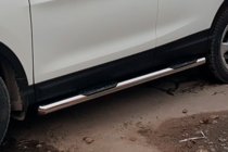 Nissan Qashqai 2014–2021 Sidoskyddsrör (2017-2021, 2 st., rostfritt stål) foto 2