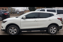Nissan Qashqai 2014–2021 Sidoskyddsrör (2017-2021, 2 st., rostfritt stål) foto 5