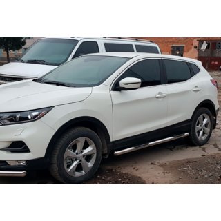 Sidoskyddsrör (2017-2021, 2 st., rostfritt stål) Nissan Qashqai 2014–2021 foto 1