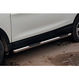 Sidoskyddsrör (2017-2021, 2 st., rostfritt stål) Nissan Qashqai 2014–2021 foto 2