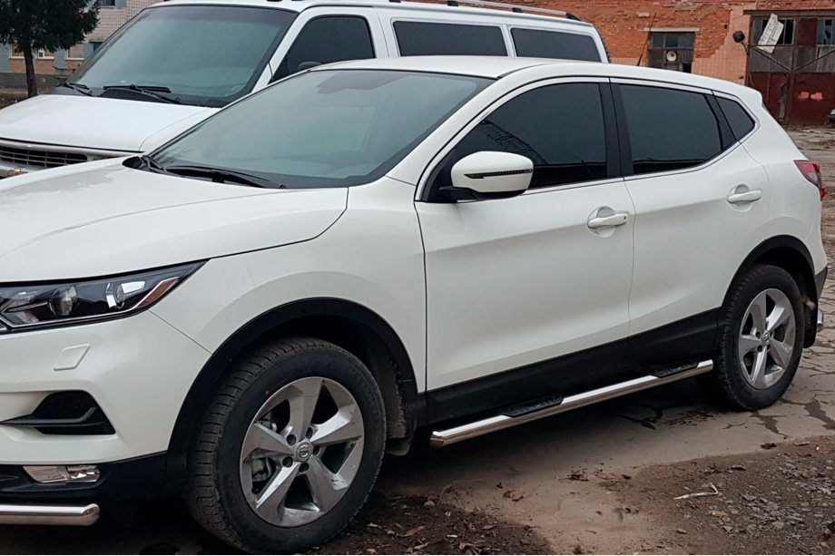 Nissan Qashqai 2014–2021 Sidoskyddsrör (2017-2021, 2 st., rostfritt stål) Image