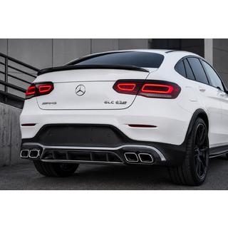 Bakre diffuser med avgasändrör Silver (AMG63 design 2020-2022) foto 4