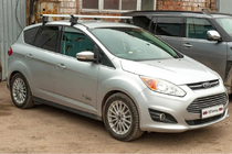 Ford C-Max/Grand C-Max 2010–2019 Takräcke tvärbalkar för slätt tak (2 st, Asaf V4) foto 5