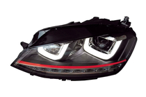 Volkswagen Golf 7/E-Golf 2012–2020 Framlyktor Red-V2 (2012-2017, dynamiska blinkers, 2 st) foto 2