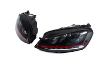 Volkswagen Golf 7/E-Golf 2012–2020 Framlyktor Red-V2 (2012-2017, dynamiska blinkers, 2 st) foto 5
