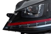 Volkswagen Golf 7/E-Golf 2012–2020 Framlyktor Red-V2 (2012-2017, dynamiska blinkers, 2 st) foto 10