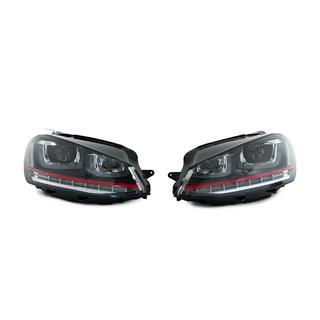 Framlyktor Red-V2 (2012-2017, dynamiska blinkers, 2 st) Volkswagen Golf 7/E-Golf 2012–2020 foto 3