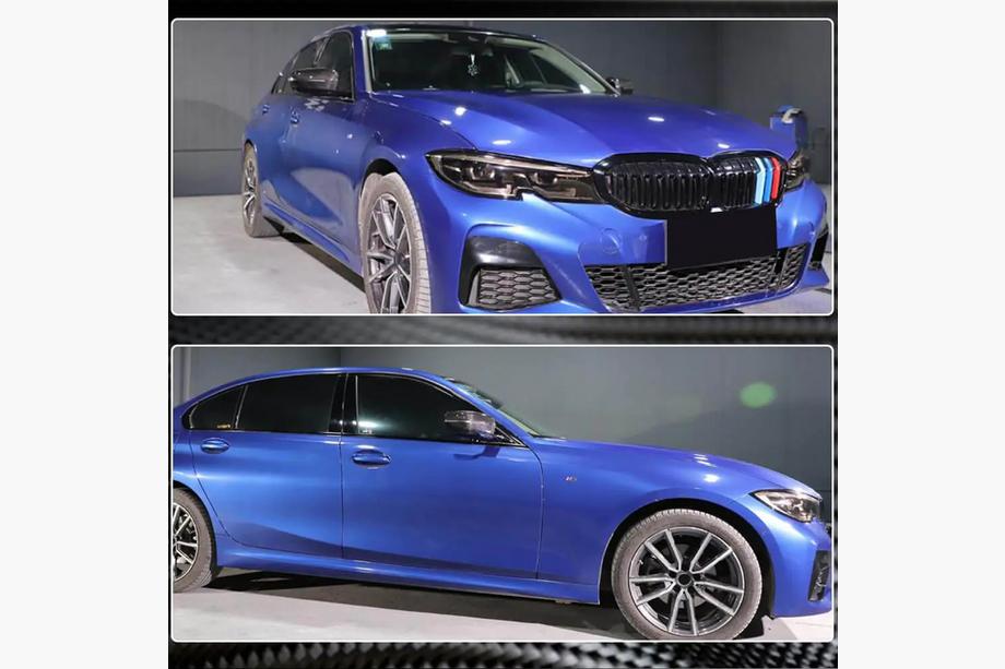 BMW 5-serien G30/G31 2017–2023 Spegelkåpor M-Look i torr kolfiber Foto 3