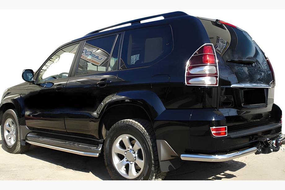 Toyota Land Cruiser Prado 120 2002–2009 Bakre hörn AK003 (2 st, rostfritt) Image