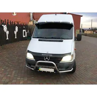 Frontbåge Exclusive (rostfritt) Mercedes Sprinter W901/902/903/904/905 1995–2006 foto 4