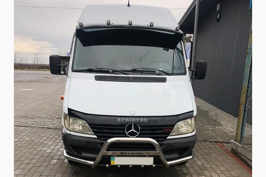 Mercedes Sprinter W901/902/903/904/905 1995–2006 Frontbåge Exclusive (rostfritt) Foto 2