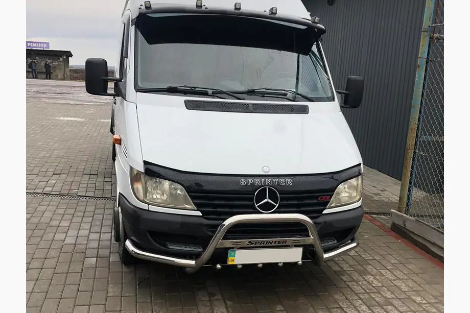 Mercedes Sprinter W901/902/903/904/905 1995–2006 Frontbåge Exclusive (rostfritt) Foto 1