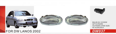 Daewoo Lanos 1998–2017 Halogen dimljus (kit) foto 1