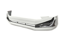 Toyota Land Cruiser Prado 150 2009–2023 Läppspoiler till främre stötfångare Modelista V3-LED (2017-) Vit färg foto 2