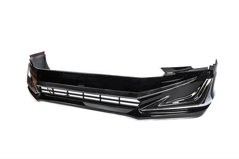 Toyota Land Cruiser Prado 150 2009–2023 Läppspoiler till främre stötfångare Modelista V3-LED (2017-) Vit färg Image