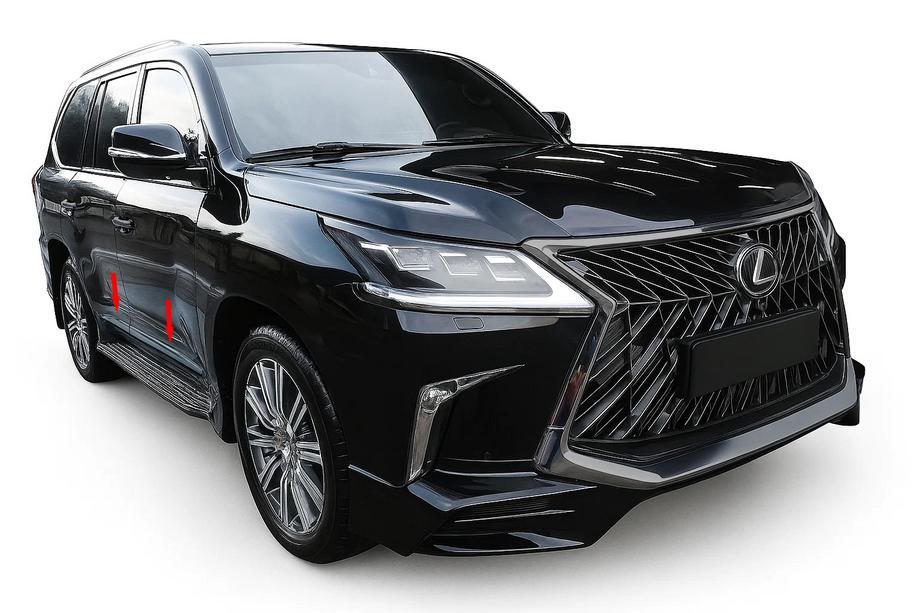 Lexus LX570/450d 2008–2022 BlackEdition listkåpor (för 2016+) Image