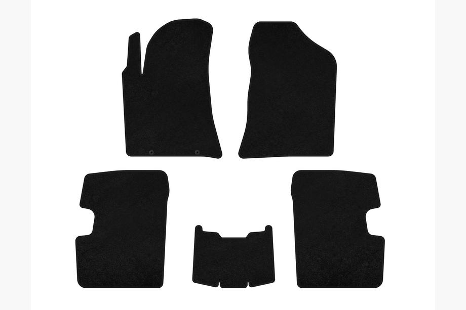 BYD F3 2013–2015 Premium textilmattor (SD, svart) Image