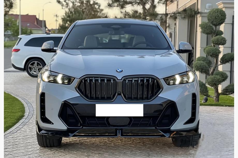 BMW X6 G06 2019–2027 Frontläpp till främre stötfångaren Paradigm Black Knight (för M-Sport, 2023+) Image